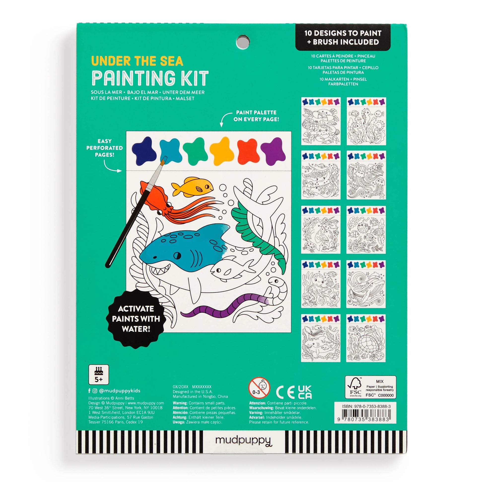 Under the Sea Painting Kit Chronicle Books