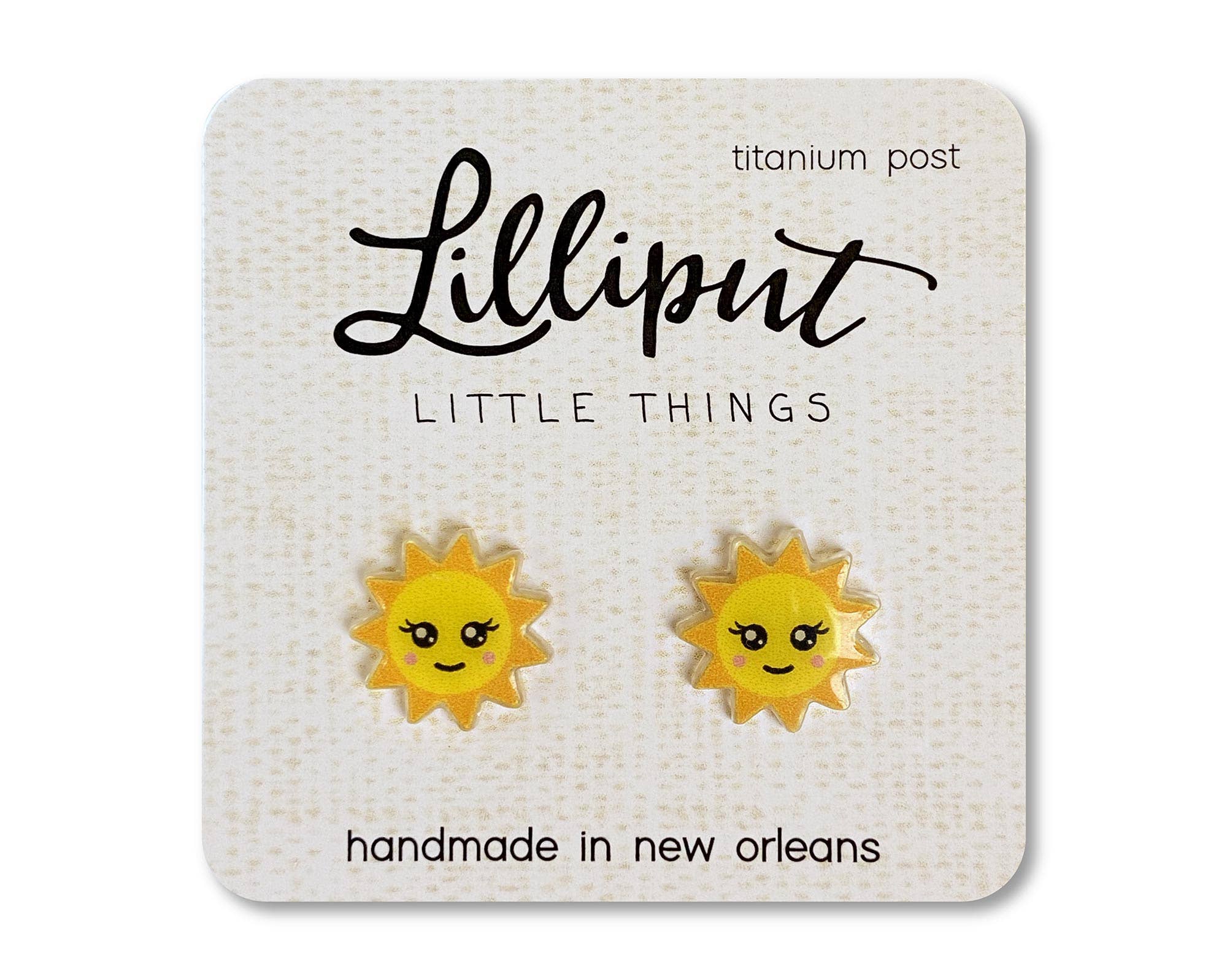 Happy Sunshine Earrings Lilliput Little Things