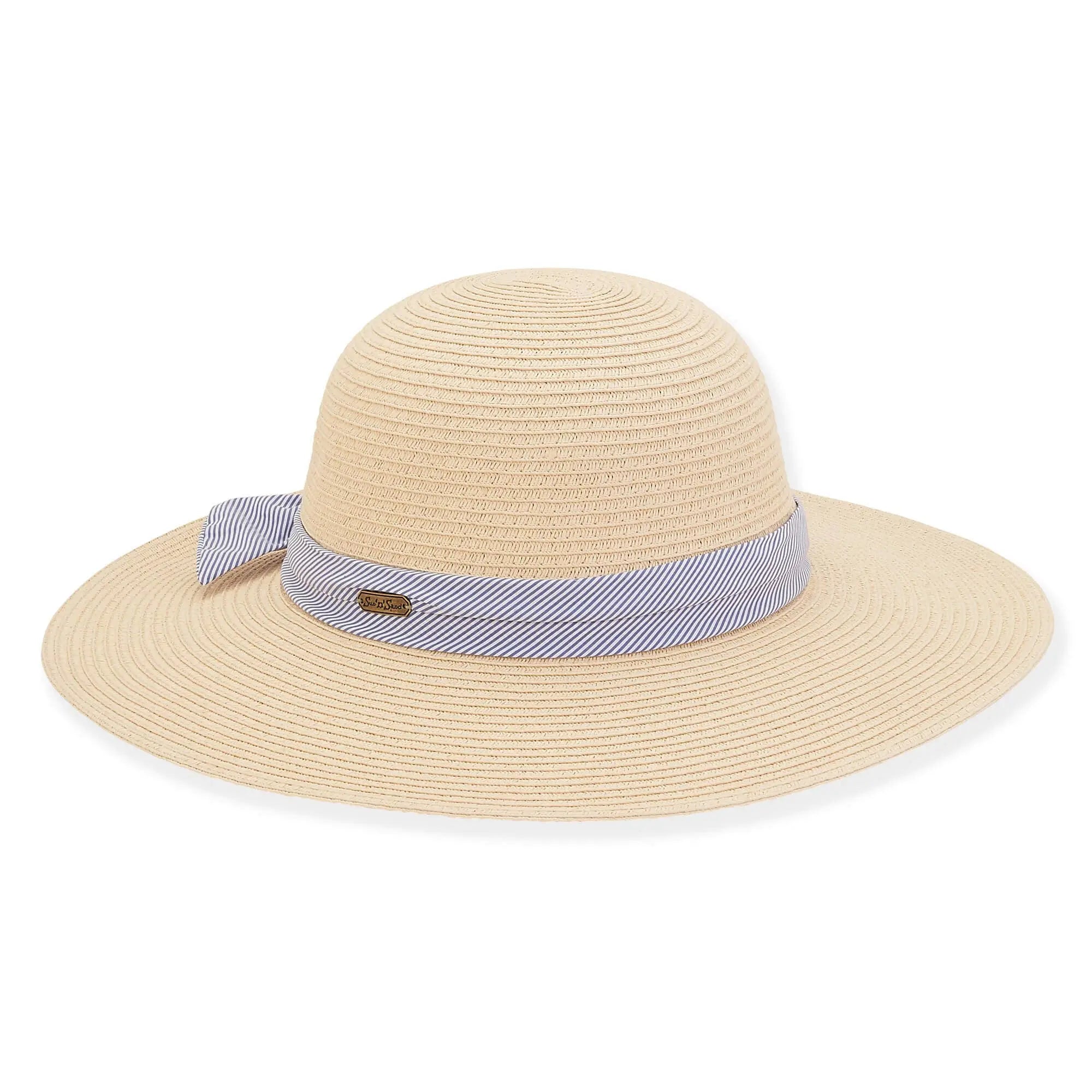 Natural, Paperbraid Floppy, Brim 3.75"