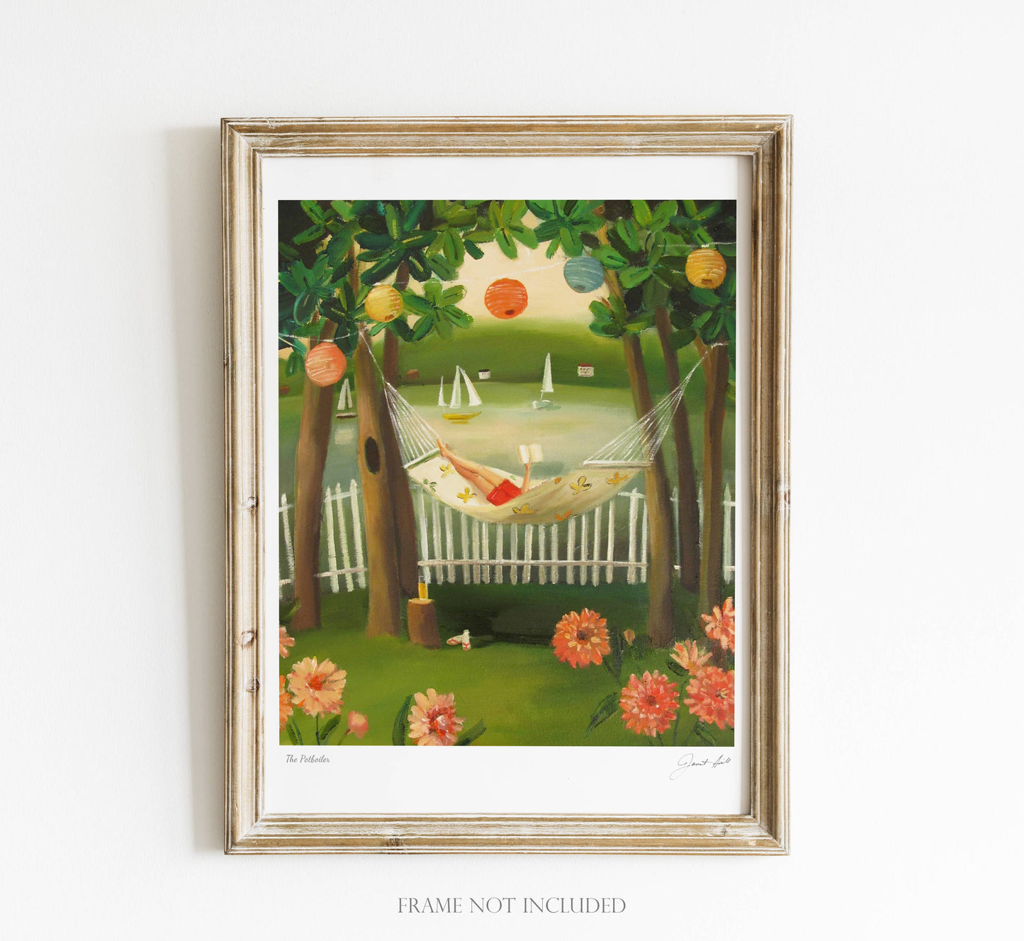 The Potboiler Art Print - 8.5" X 11" JANET HILL STUDIO