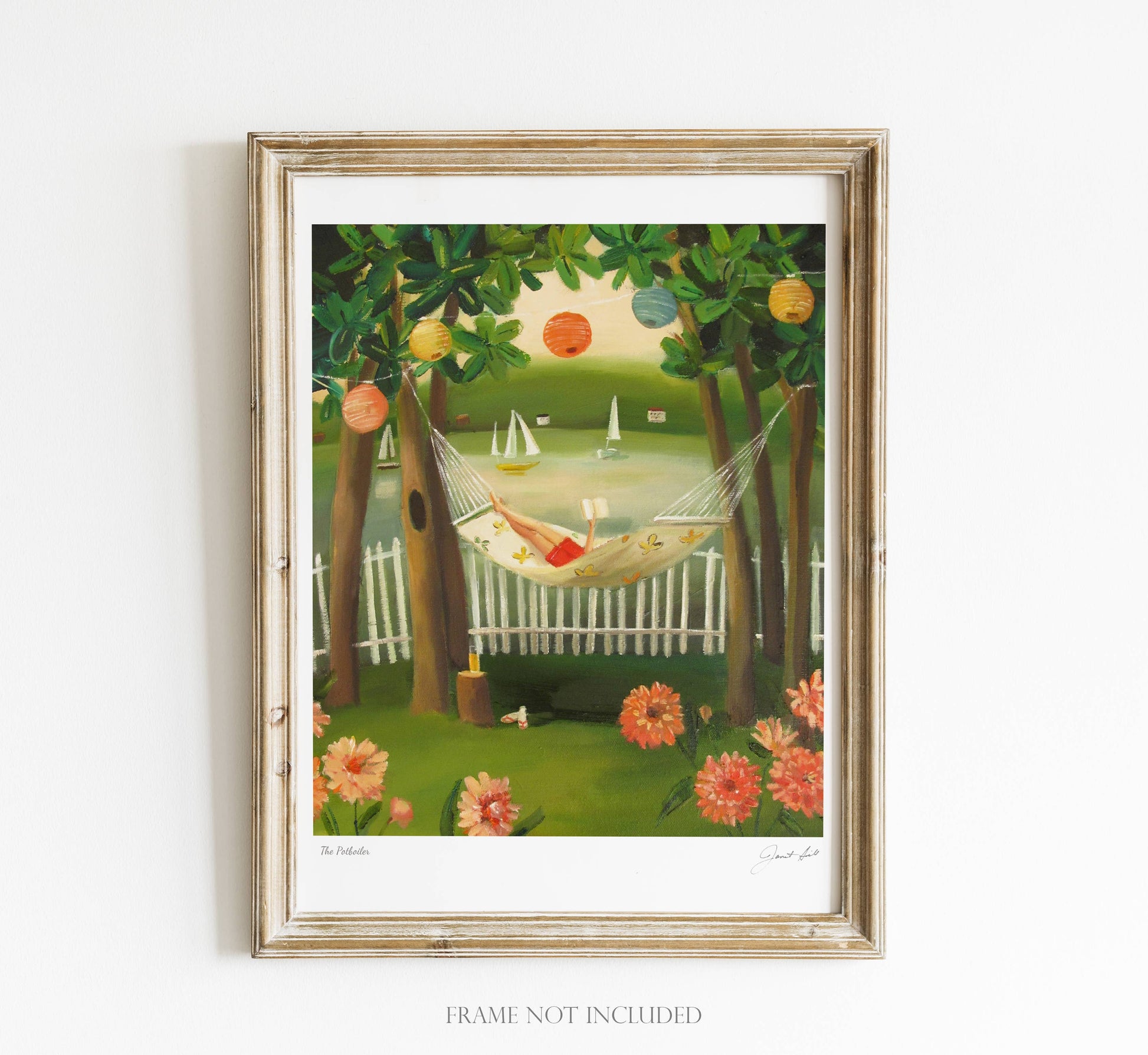 The Potboiler Art Print - 8.5" X 11" JANET HILL STUDIO