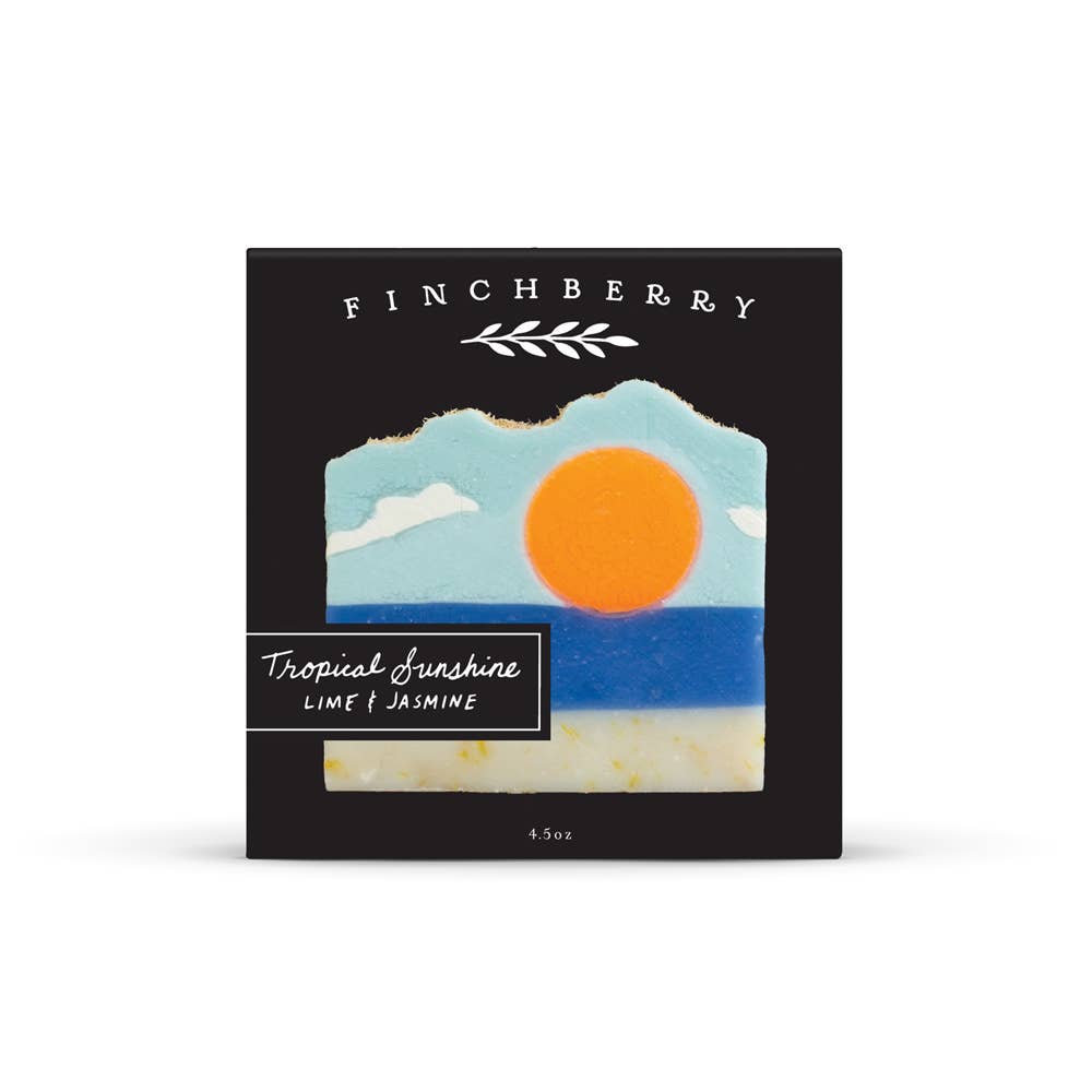 Tropical Sunshine Vegan-friendly Gluten-free Boxed Soap FinchBerry