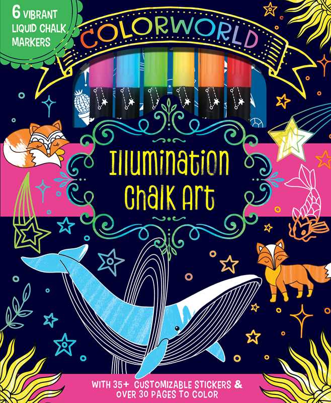 ColorWorld: Illumination Chalk Art by Editors of Silver Dolphin Books Simon & Schuster