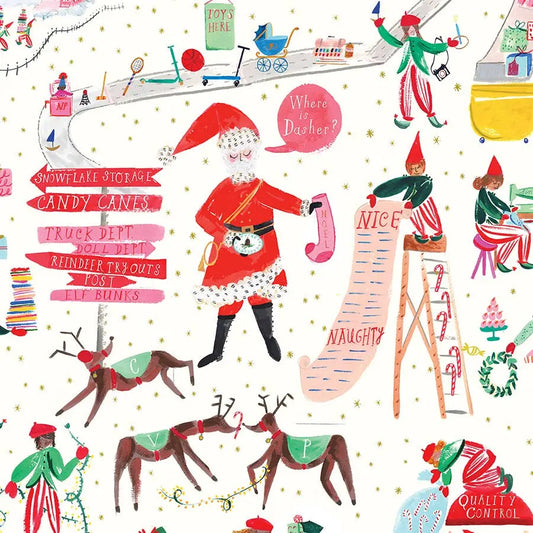 North Pole Headquarters Gift Bag Mr. Boddington's Studio
