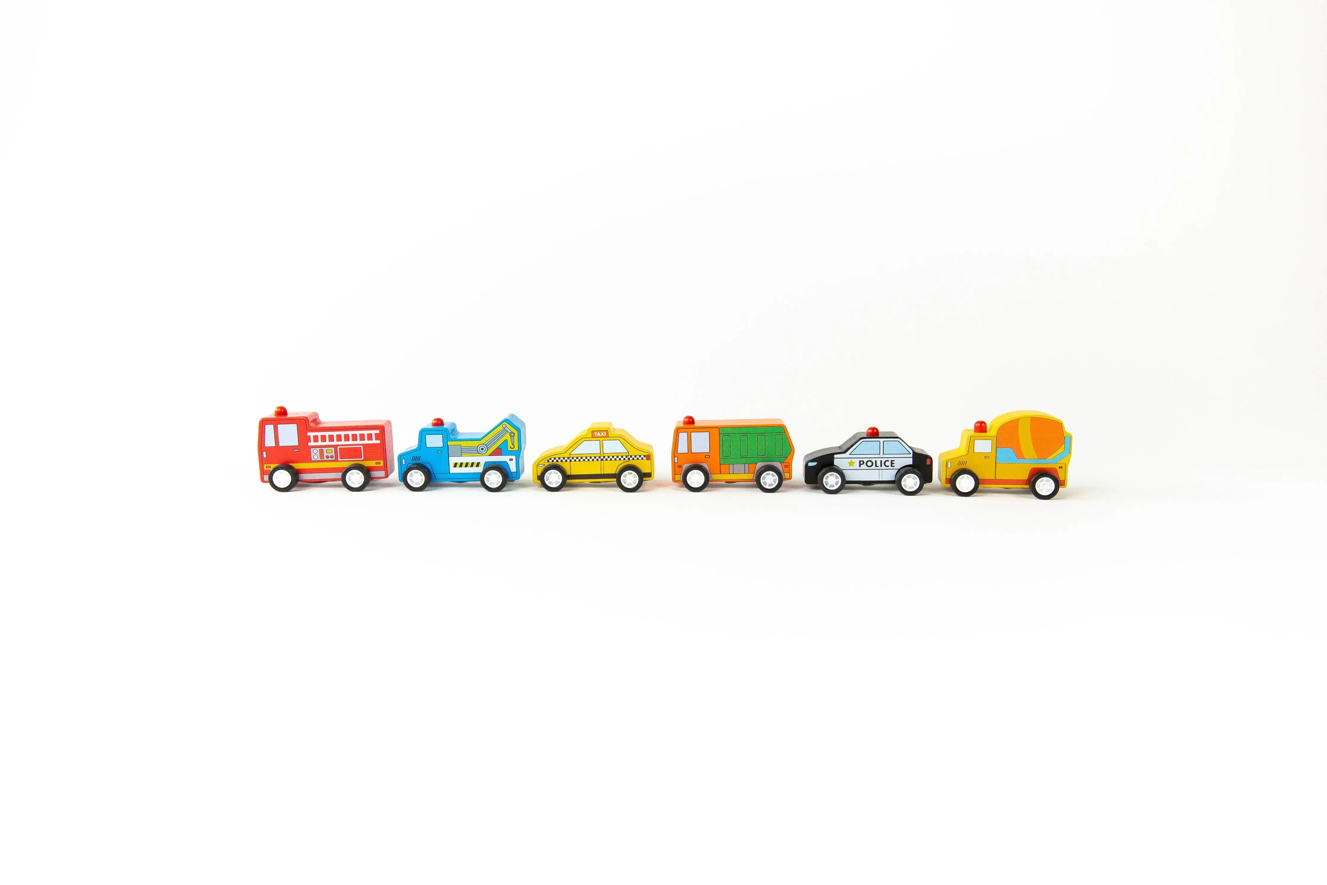 Pull Back Around Town Cars Jack Rabbit Creations
