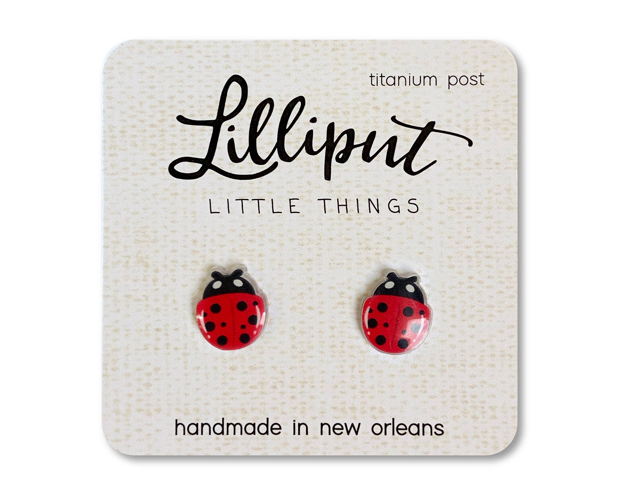 Ladybug Earrings // Kids Earrings Lilliput Little Things