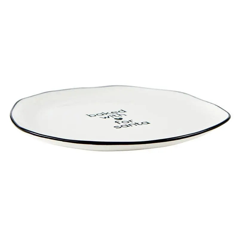 Ceramic Plate - For Santa Santa Barbara Design Studio by Creative Brands