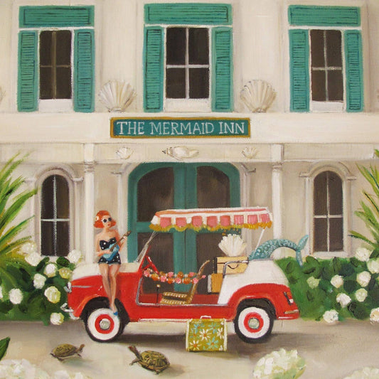 The Mermaid Inn Art Print - 8.5" X 11"