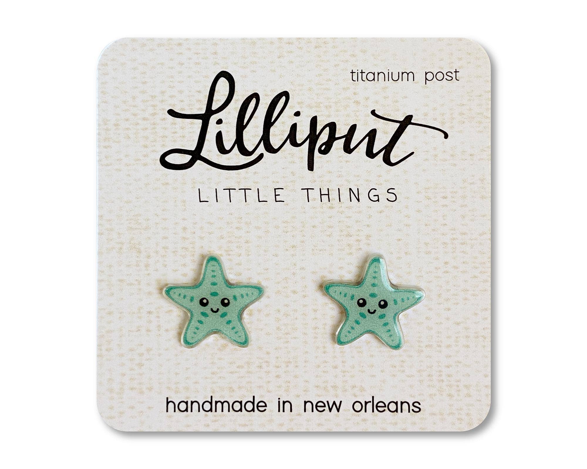 Starfish Earrings // Beach Gifts // Nautical Lilliput Little Things