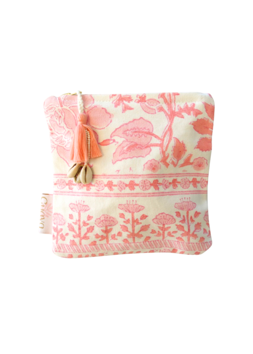 Guava Coin Purse - Peach Petal Guava Lane