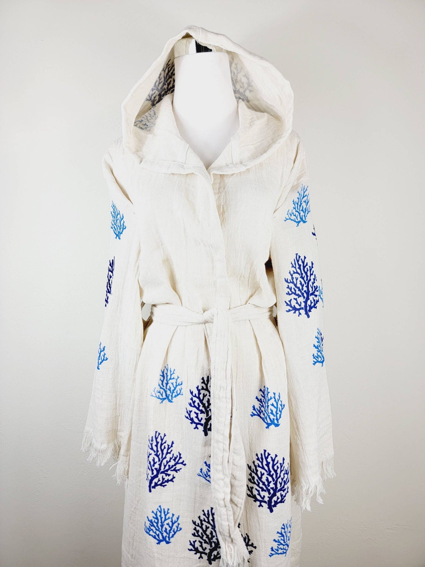 Muslin Robe, Beach robe, Bath robe and spa, Unisex Robe  