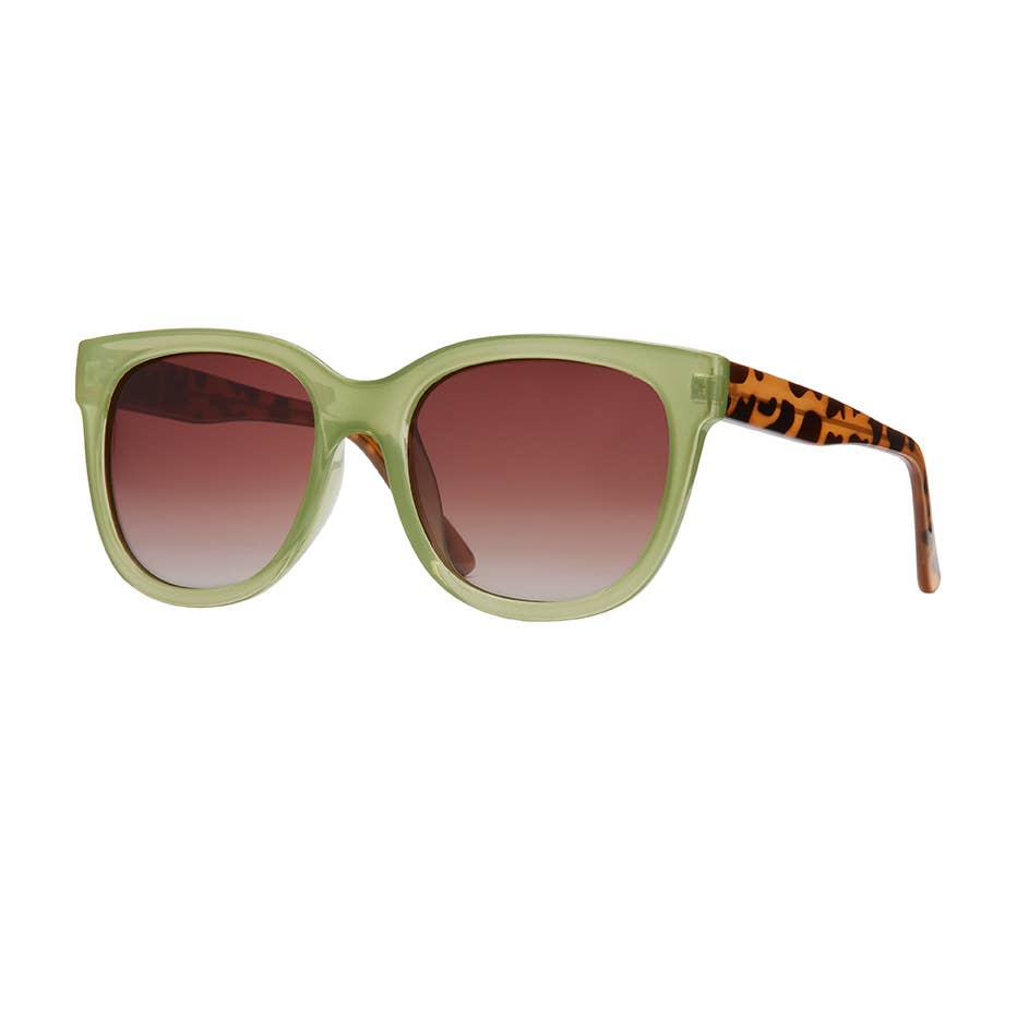 BP19826 NEW Acacia SageGreen/Honey Tort Women's Sunglasses Blue Planet Eco-Eyewear