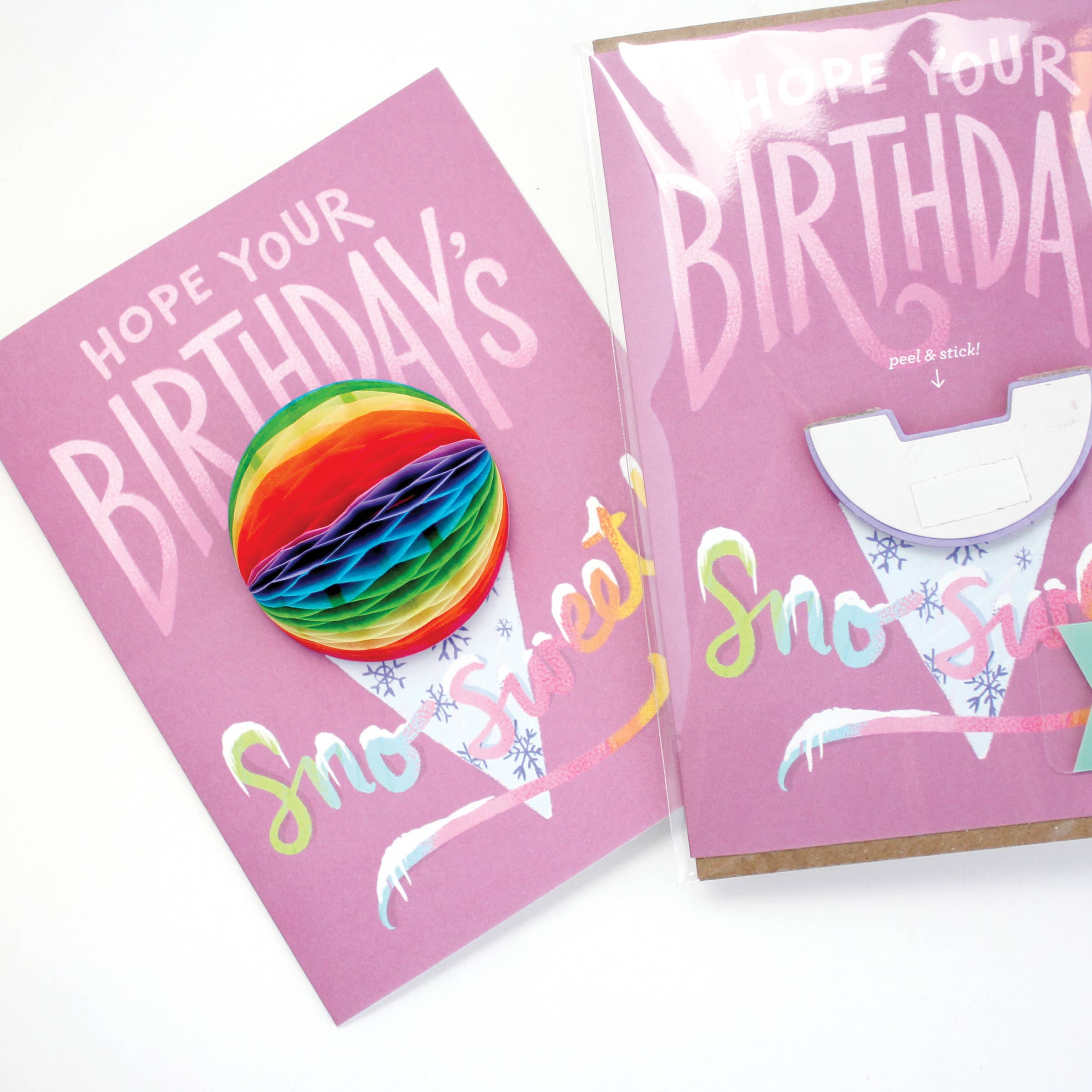 Sno Cone Pop-up Card Birthday