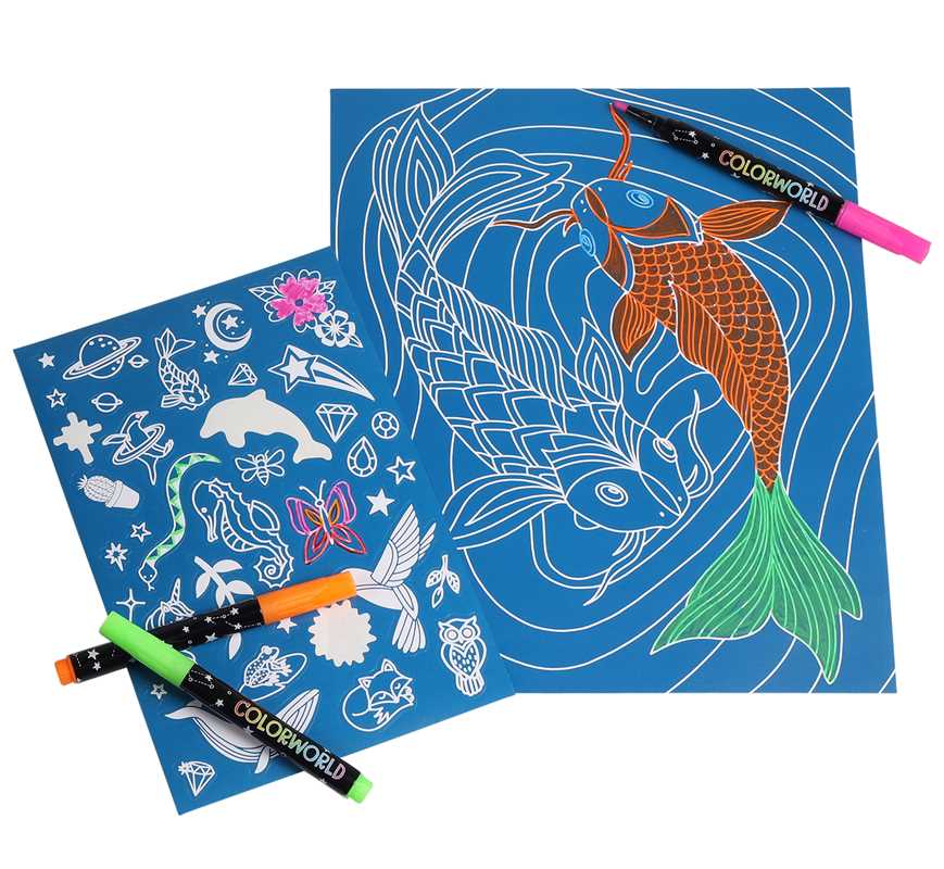 ColorWorld: Illumination Chalk Art by Editors of Silver Dolphin Books Simon & Schuster