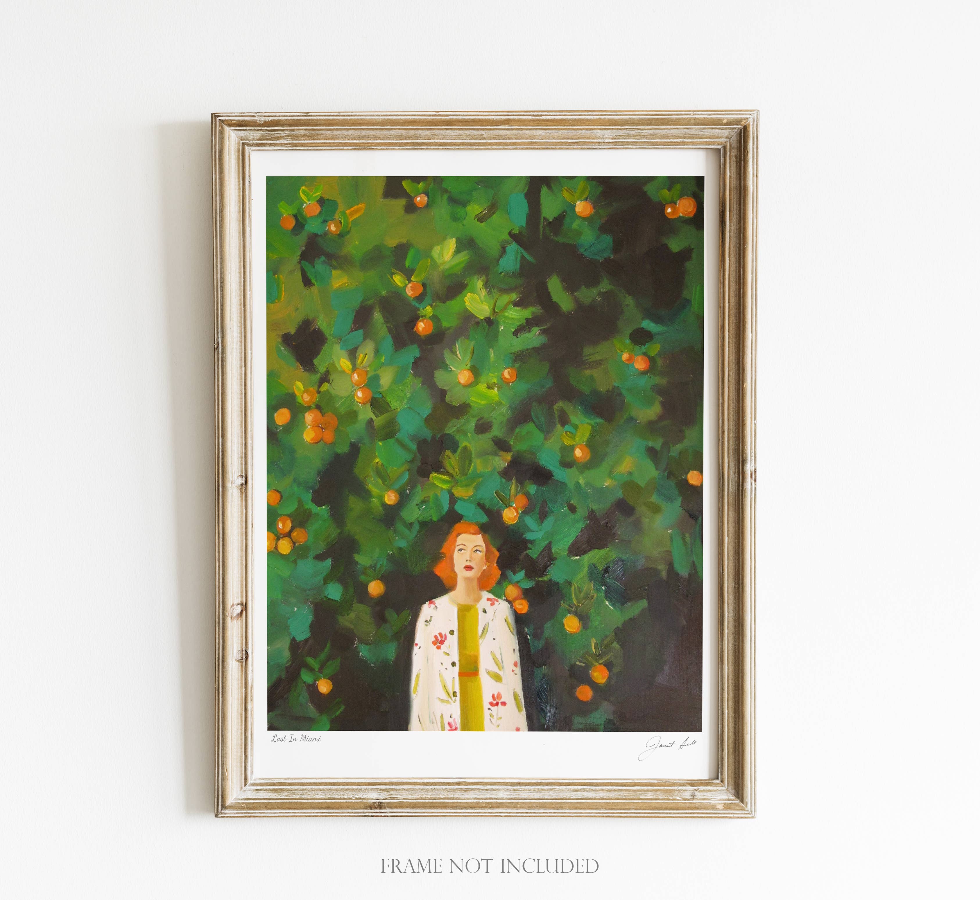 Lost In Miami Art Print 8.5"x11"