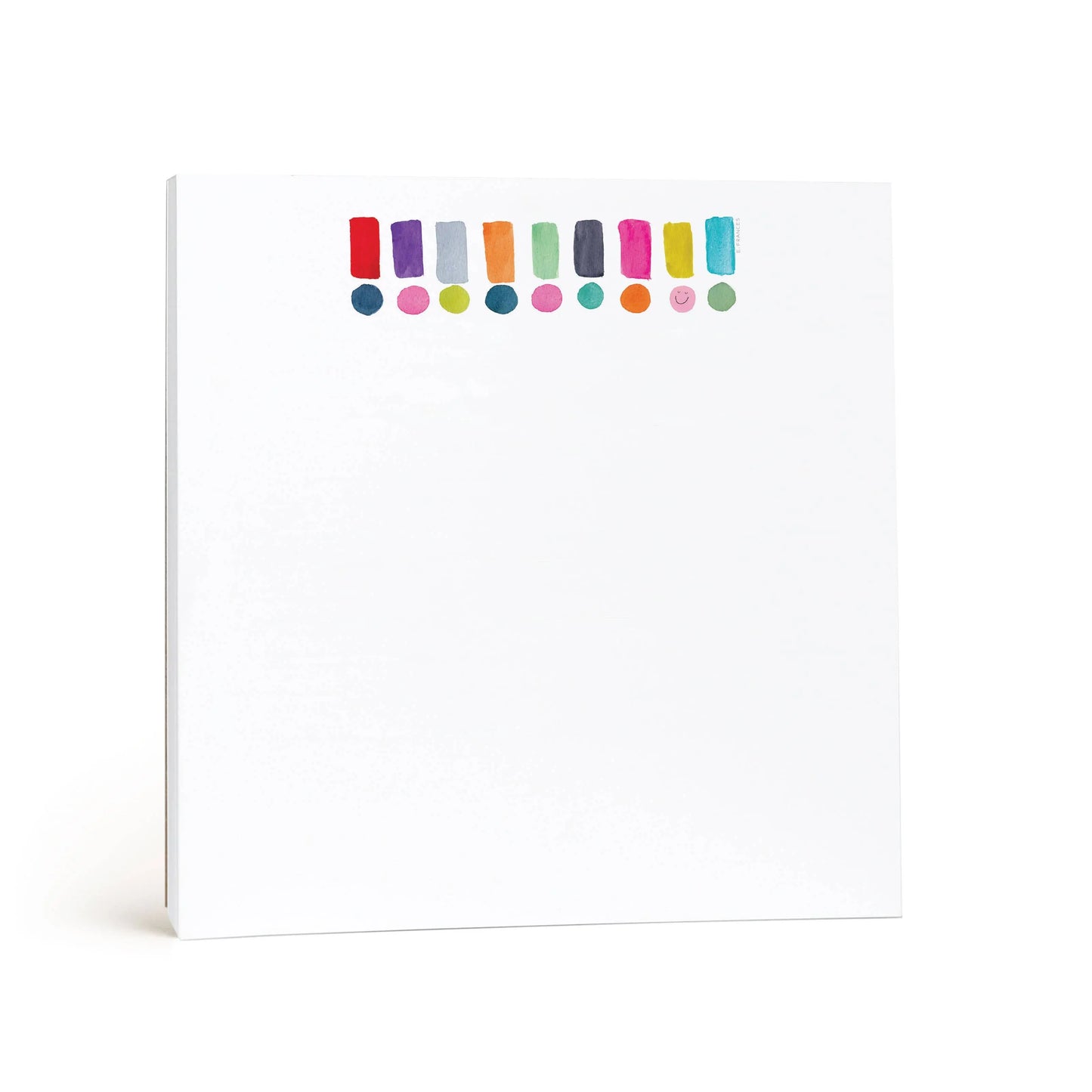 Happy Dots Exclamation Chunky Notepad E. Frances Paper