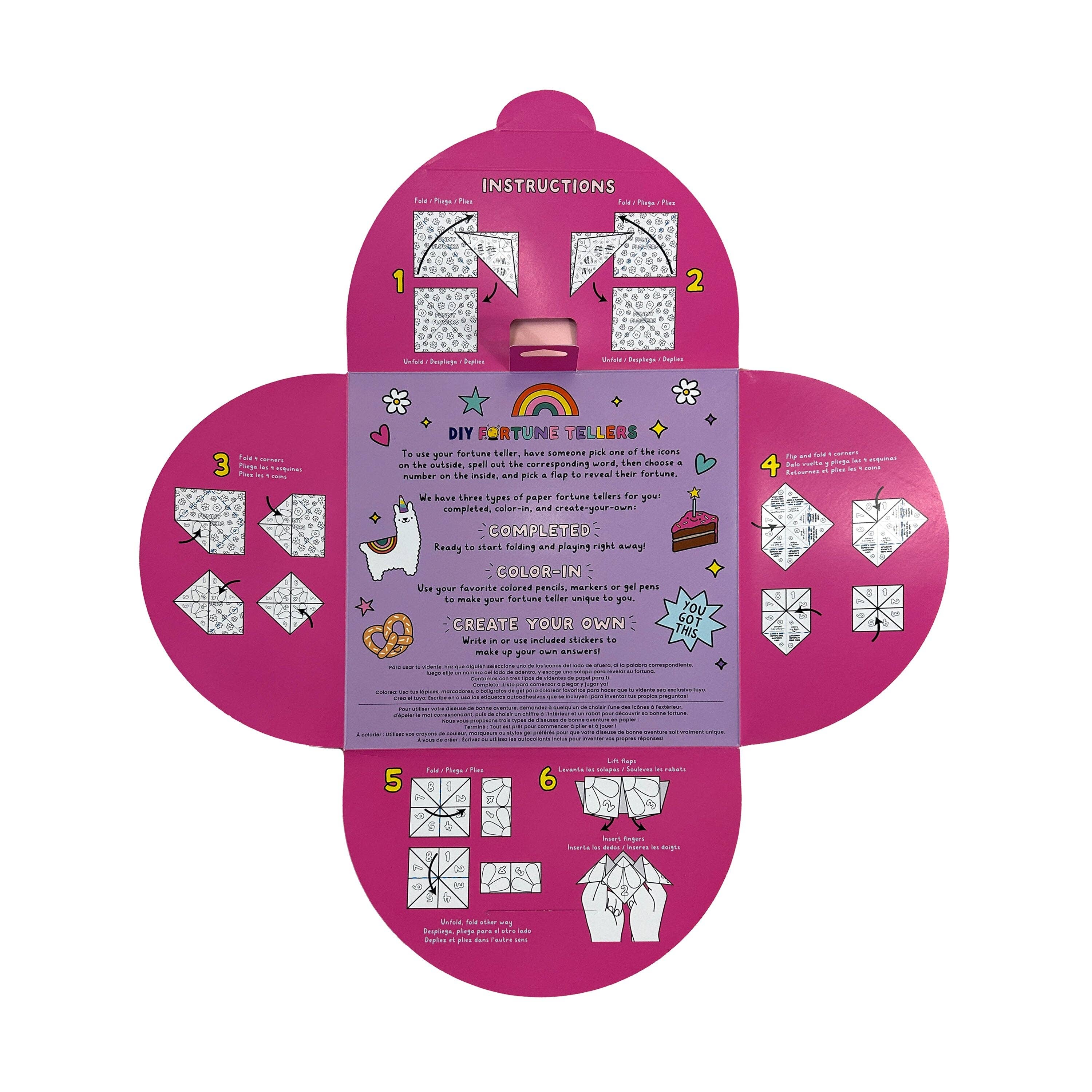 DIY Fortune Tellers - Set of 24 Designs OOLY