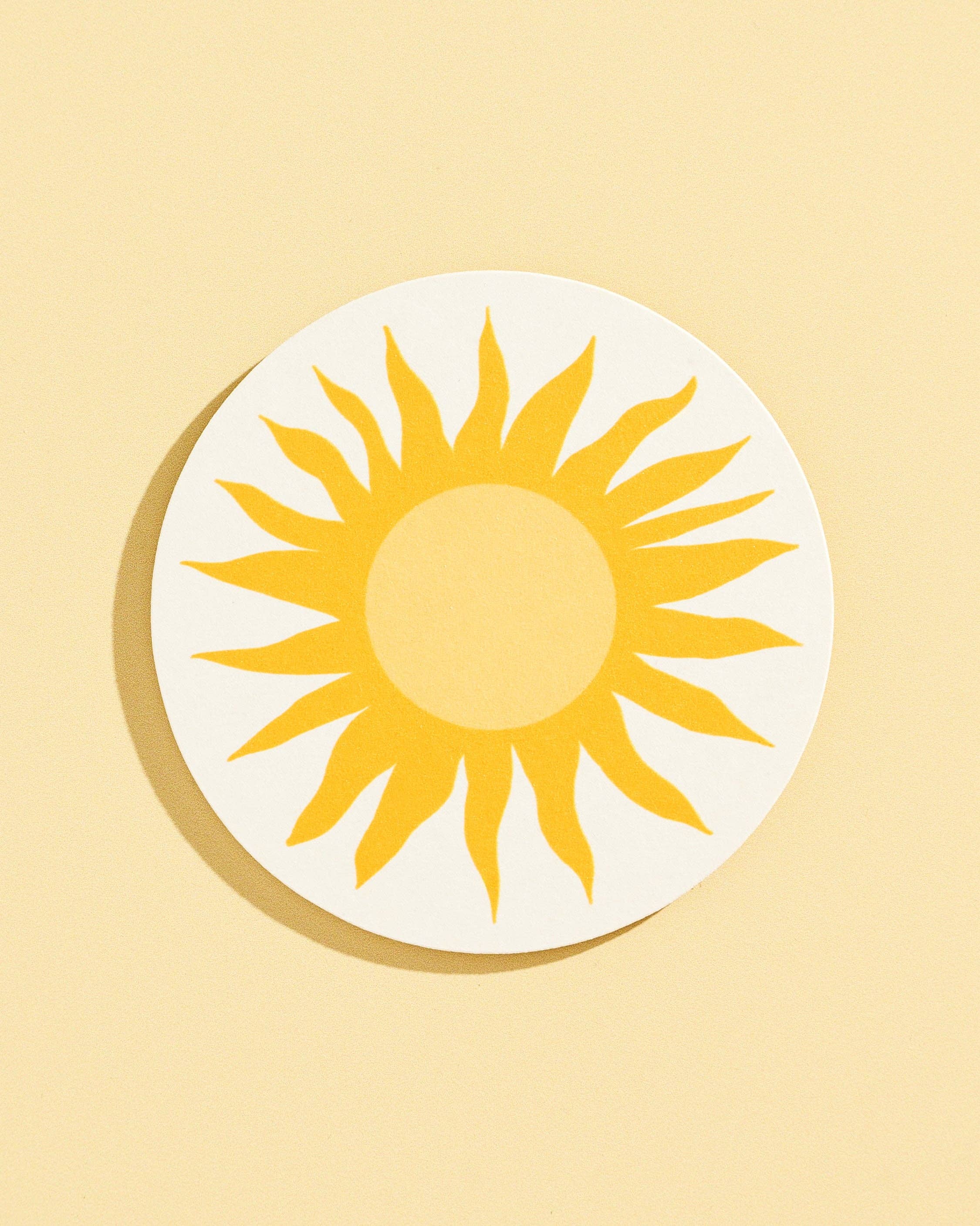 Golden Sun Coasters - Set of 4 One & Only Paper