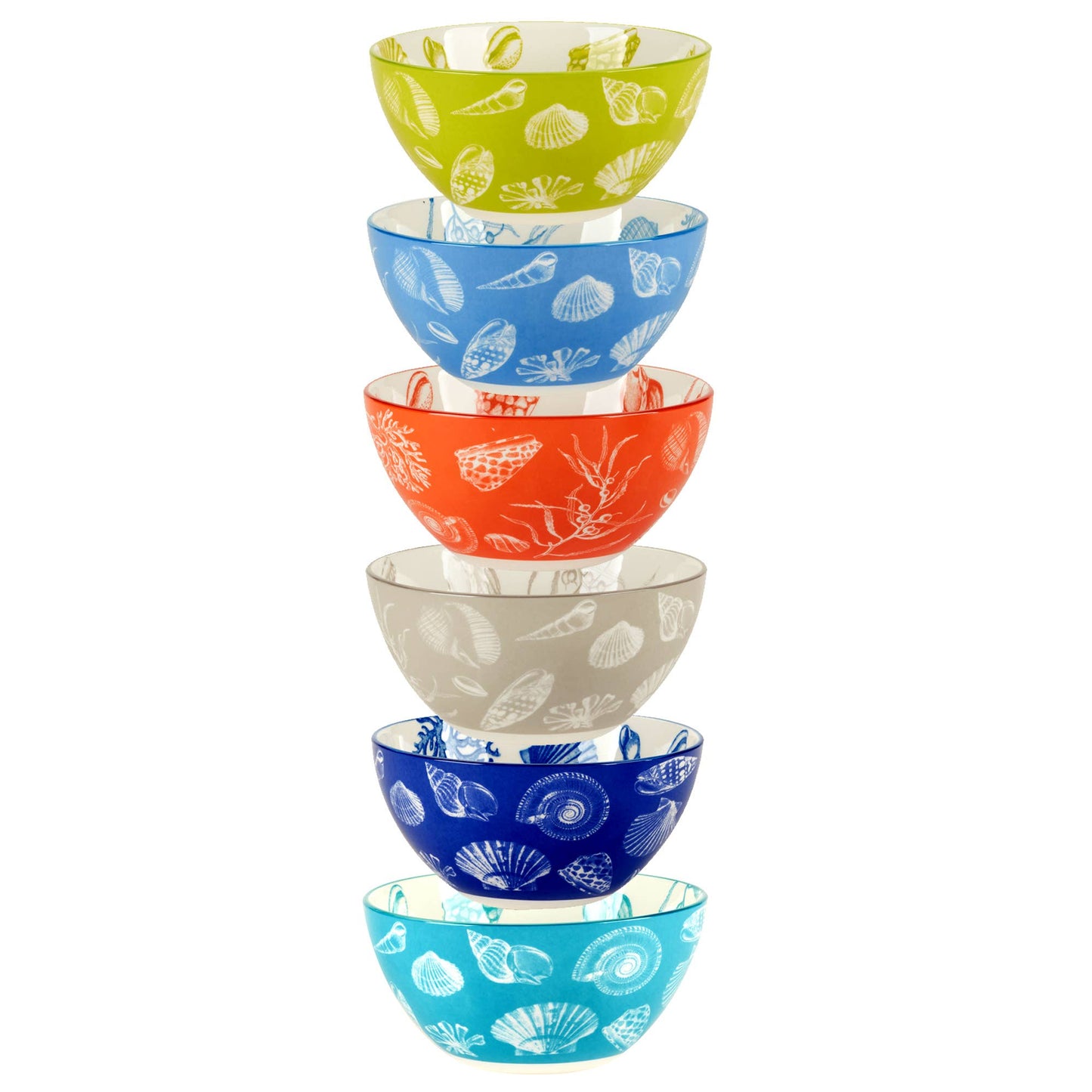 Seaside All Purpose Bowl 6.25in 6 asst