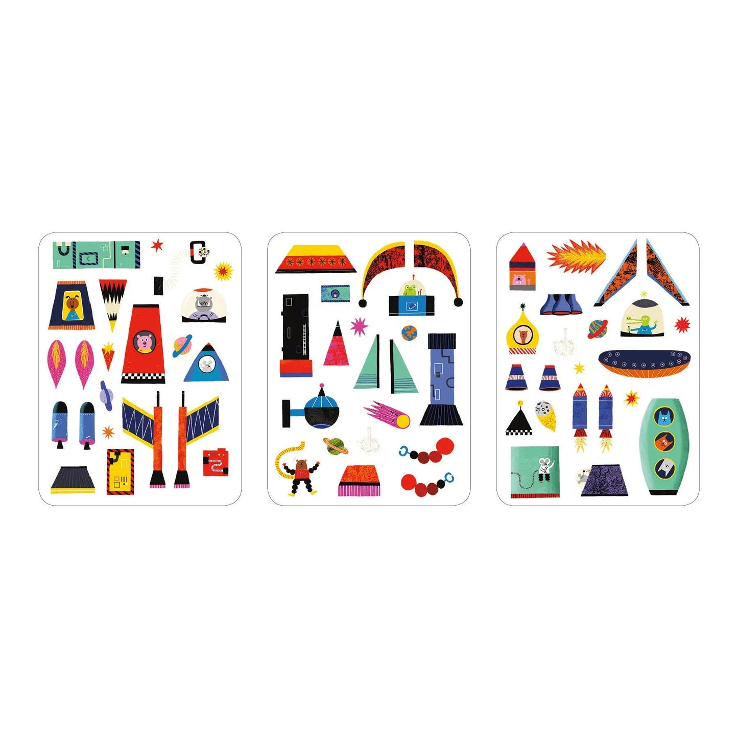 Rocket Ships Magnetic Build-it Chronicle Books