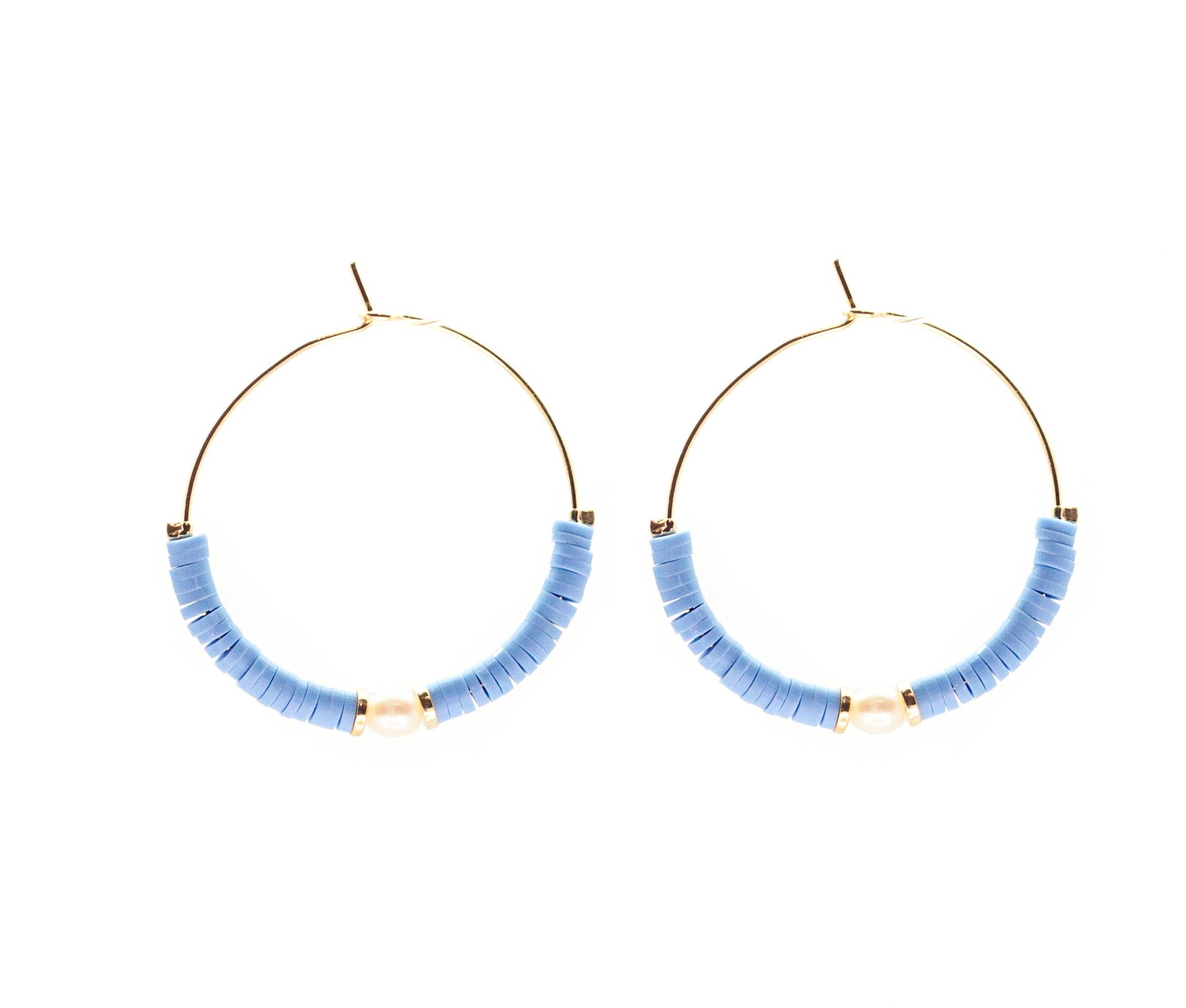 Windansea Hoops ~ Salty Shells SALTY CALI
