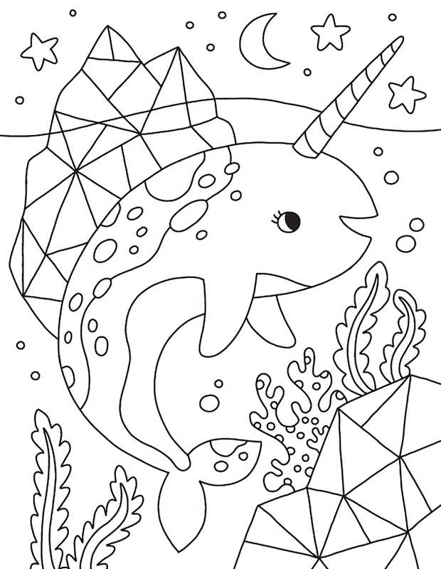 Kaleidoscope: Too Cute! Coloring by Simon & Schuster