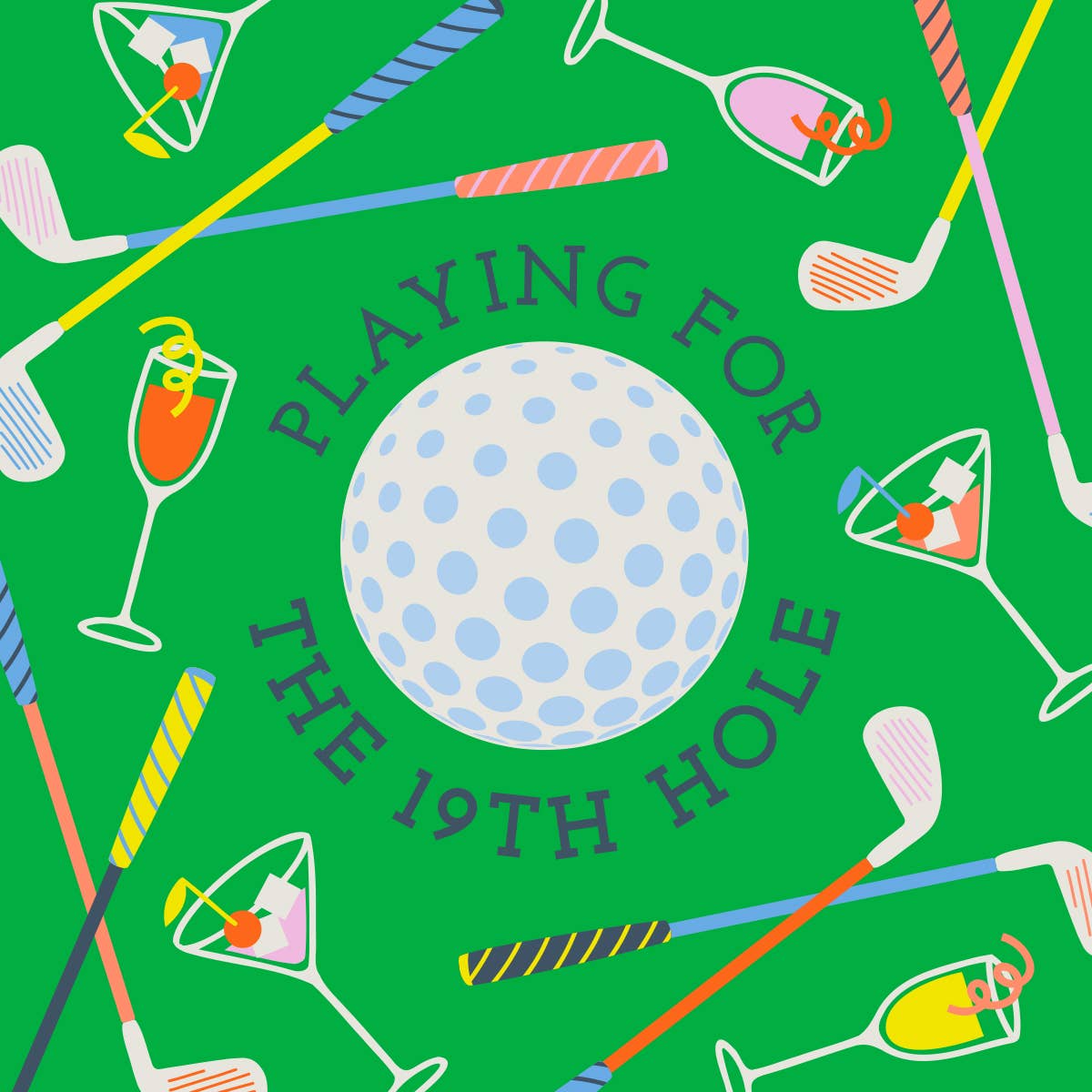 Funny Golf Cocktail Napkins | 19th Hole