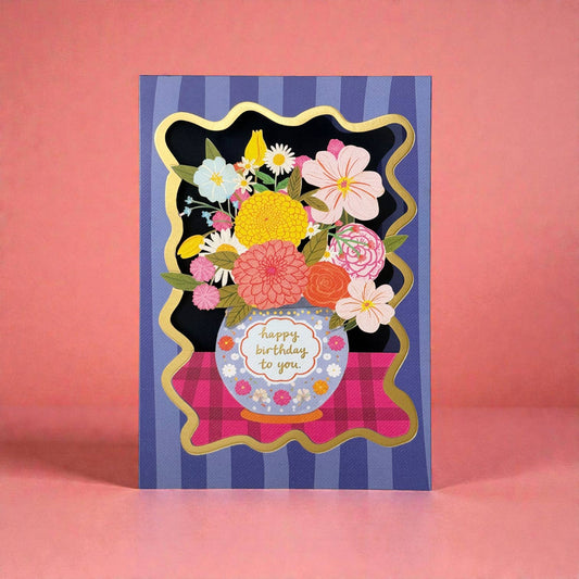 AL322 – Birthday Bloom Vase Alljoy Design