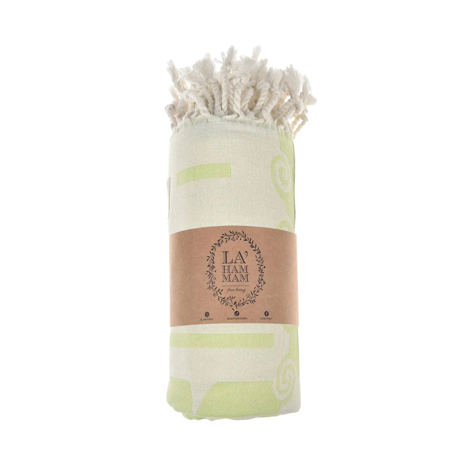 Clover Peshtemal Pure Cotton Beach Towel La Hammam
