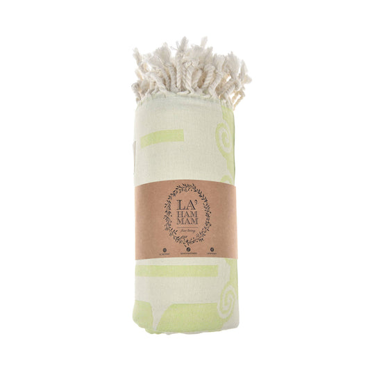 Clover Peshtemal Pure Cotton Beach Towel La Hammam