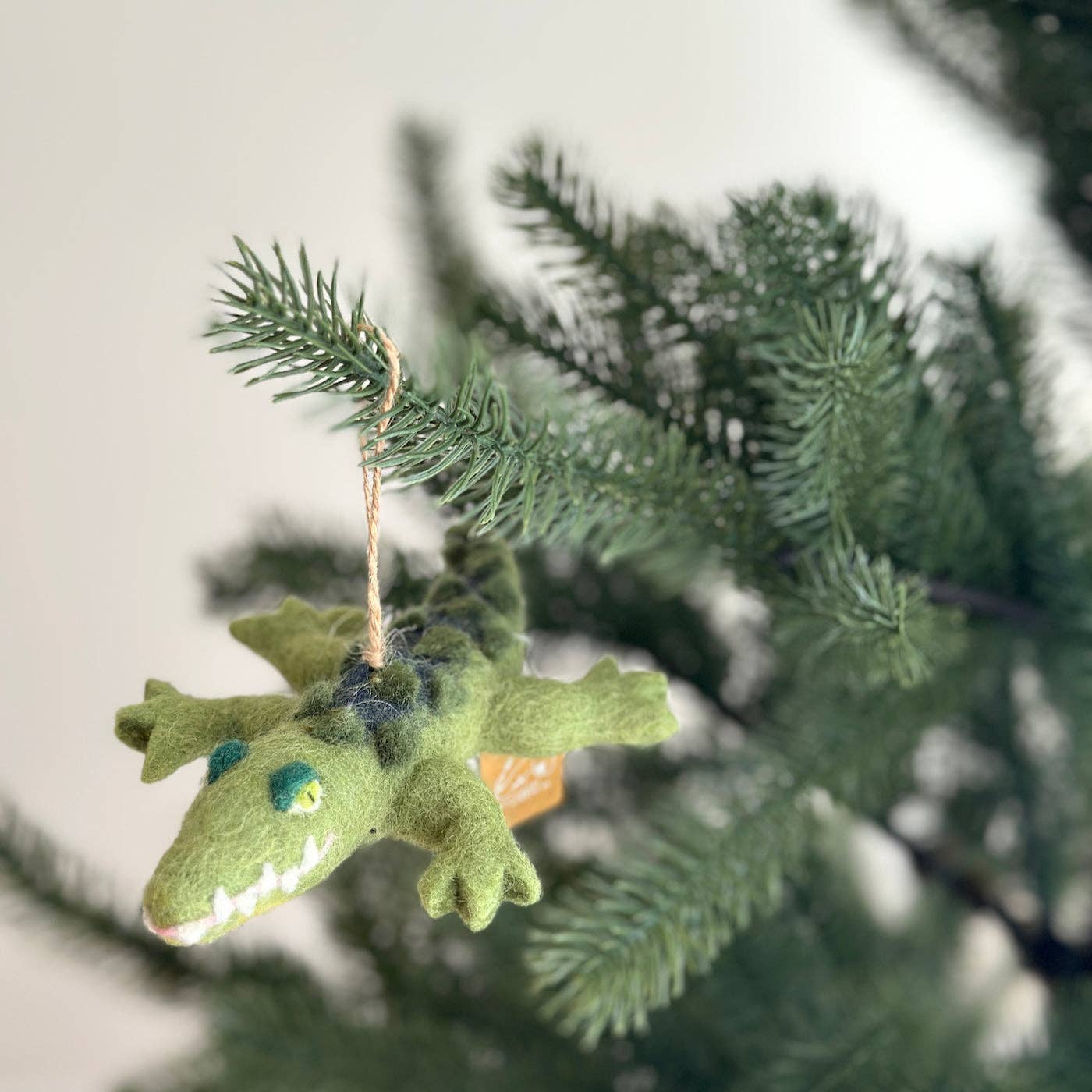 Crawling Gator Felt Ornament Ganapati