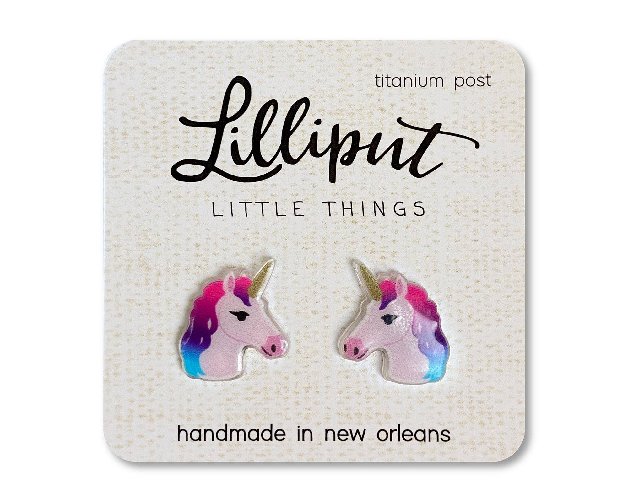 Rainbow Unicorn Earrings Lilliput Little Things