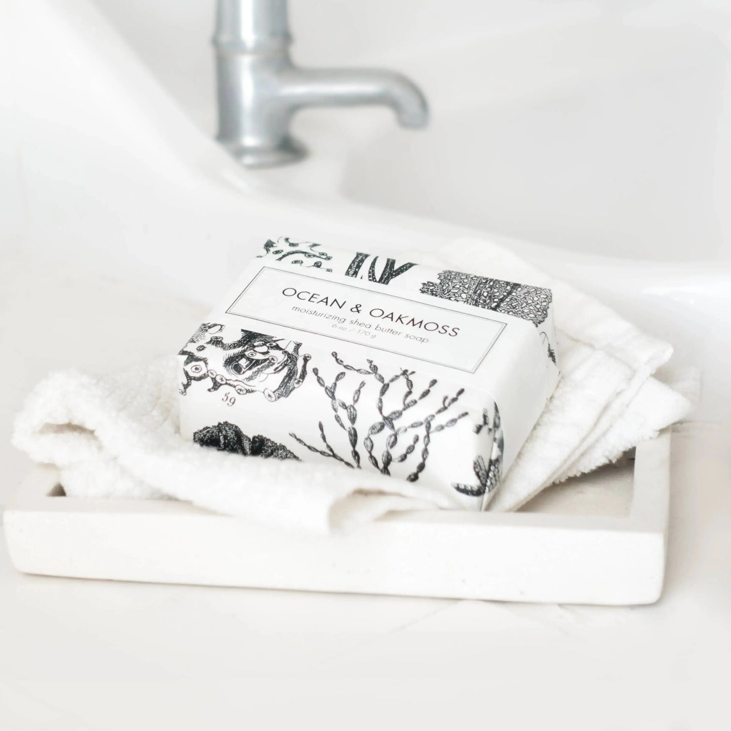 Ocean & Oakmoss Shea Butter Soap - Bath Bar Formulary 55