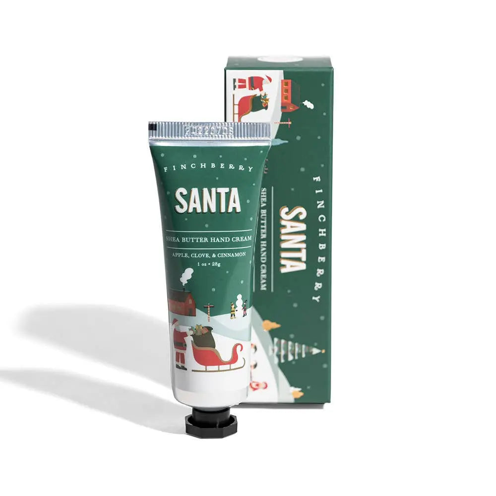 Santa Hydrating Travel Size Holiday Hand Cream FinchBerry