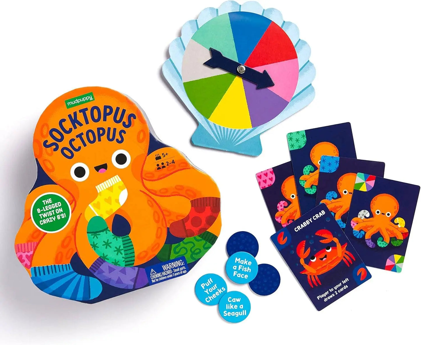 Socktopus Octopus Shaped Box Game Chronicle Books