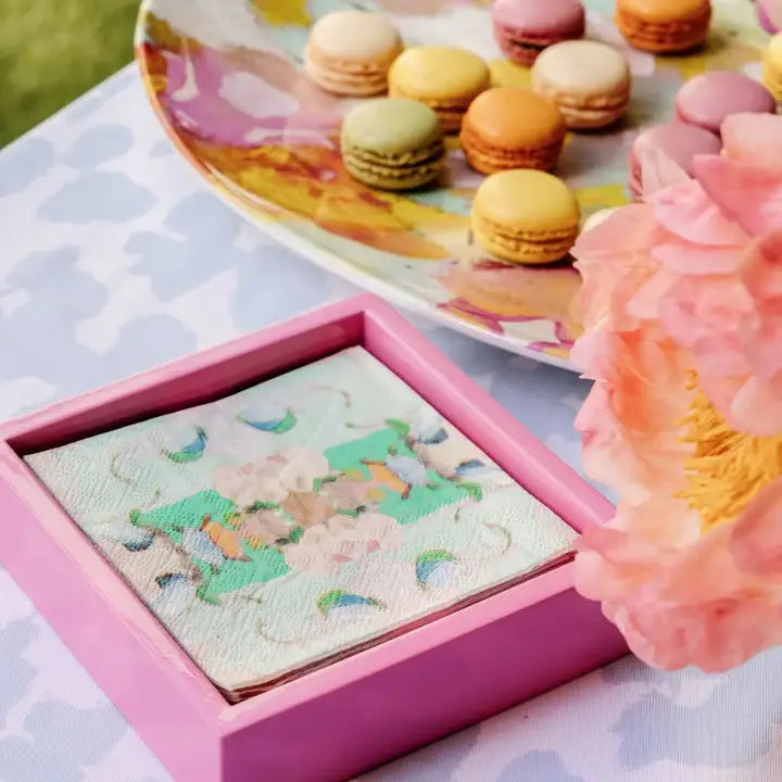 Napkins Green Monet's Garden Green