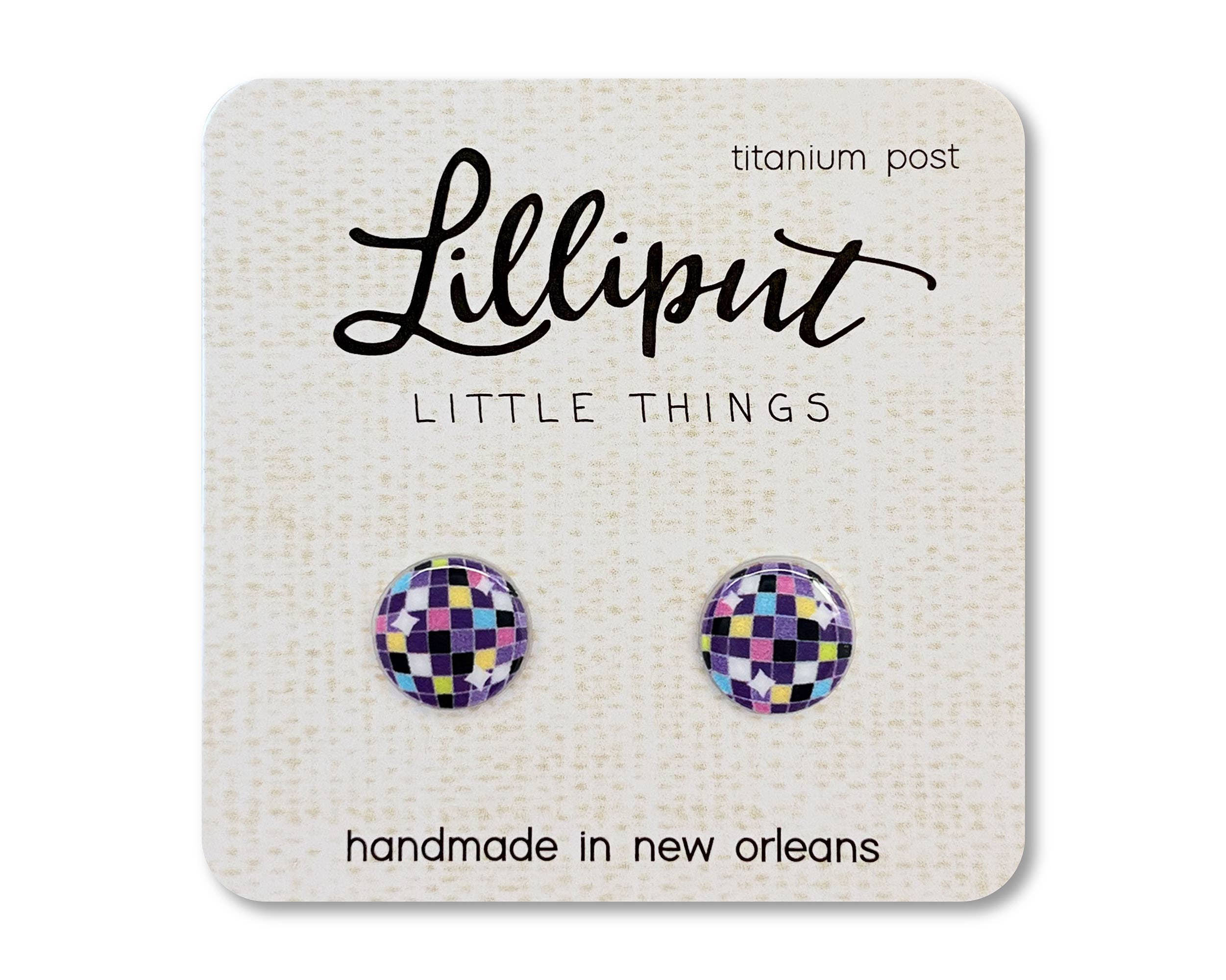 Disco Ball Earrings Lilliput Little Things