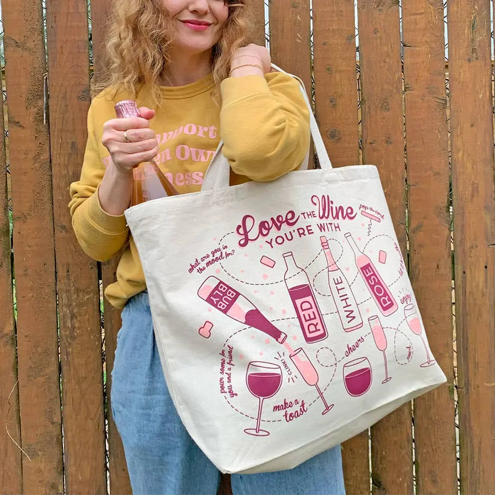Wine Tote Bag The Neighborgoods