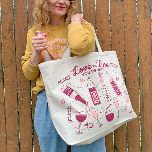 Wine Tote Bag The Neighborgoods