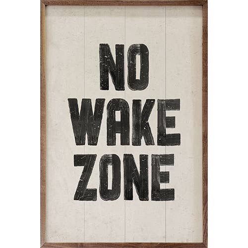 No Wake Zone