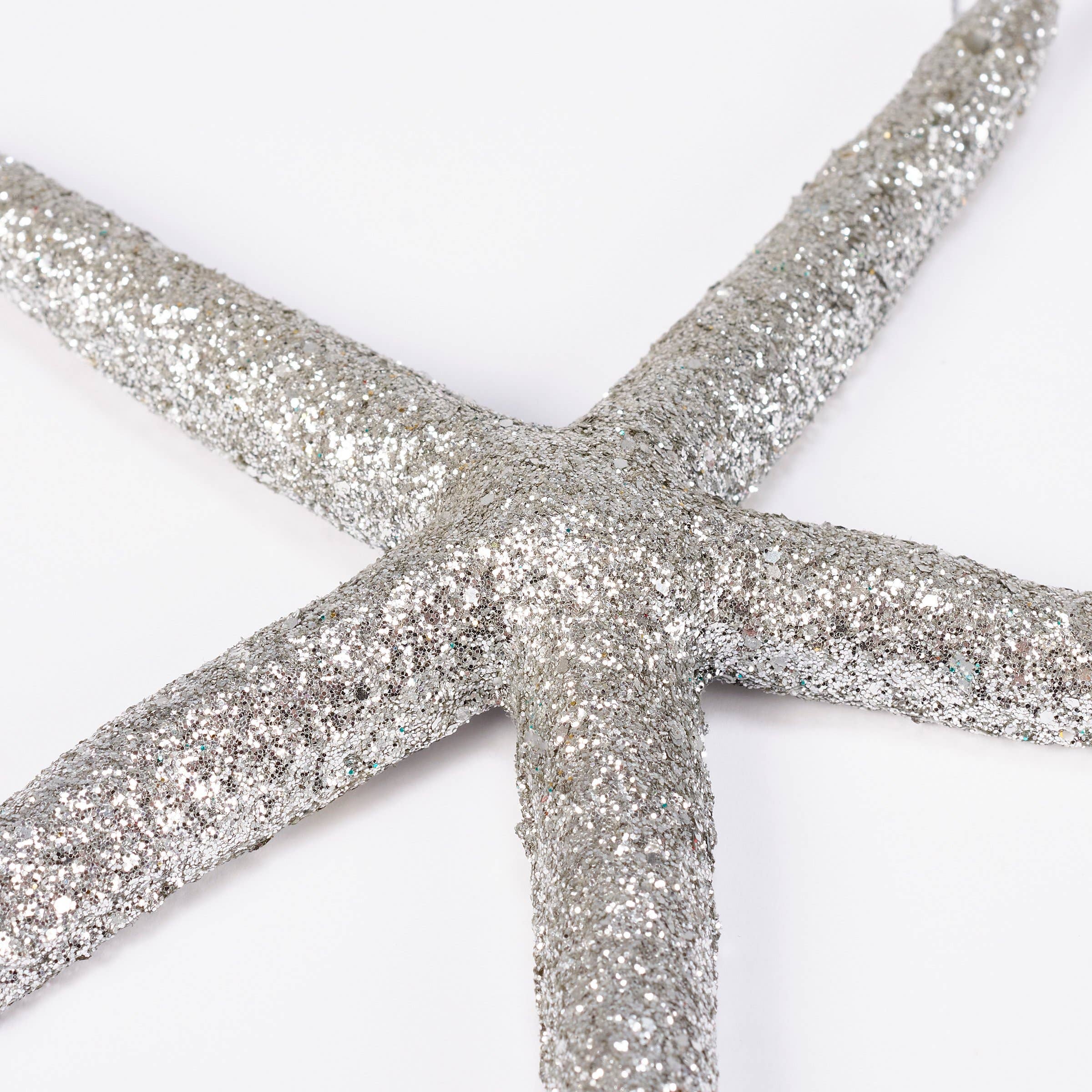Silver Starfish Ornament