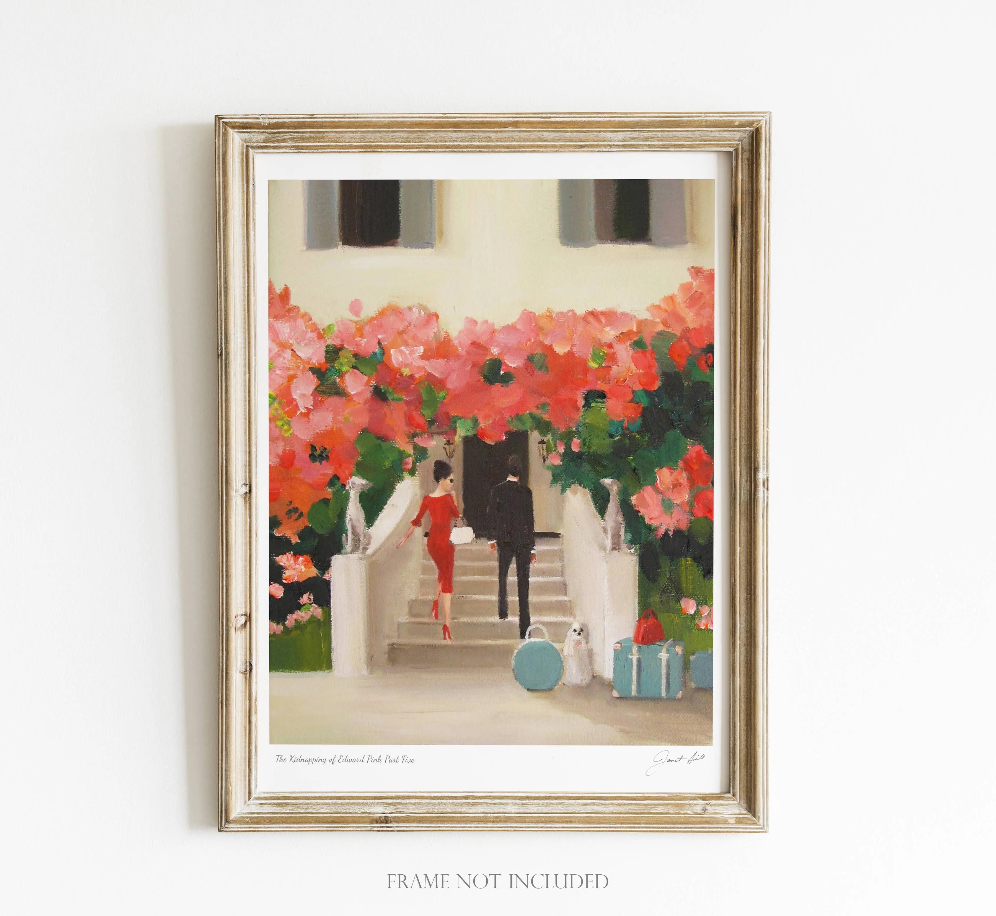 The Kidnapping Of Edward Pink Part Five Art Print 8.5x11 JANET HILL STUDIO