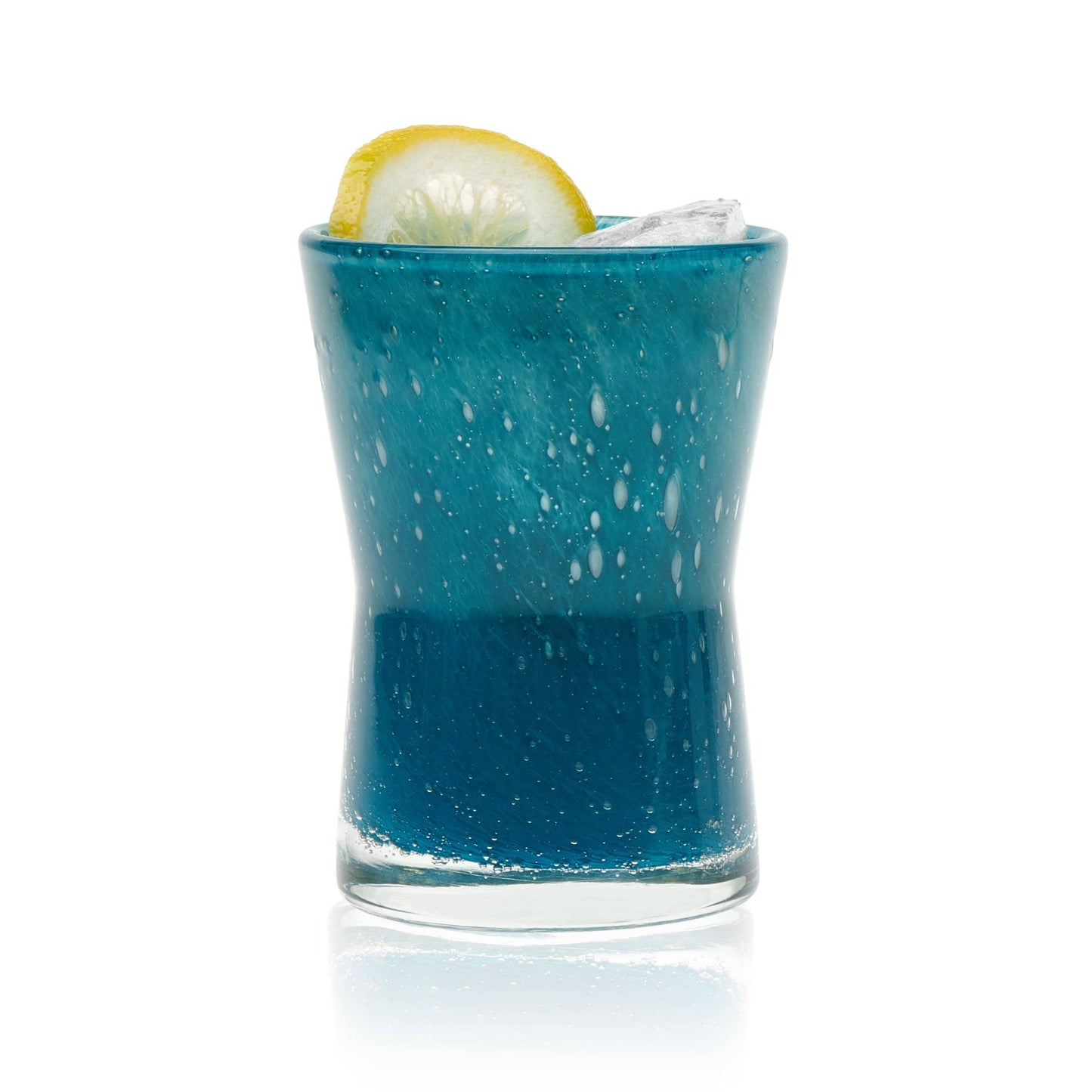 Teal Prologue Ebb Hydro Glass Tumblers, Set of 4