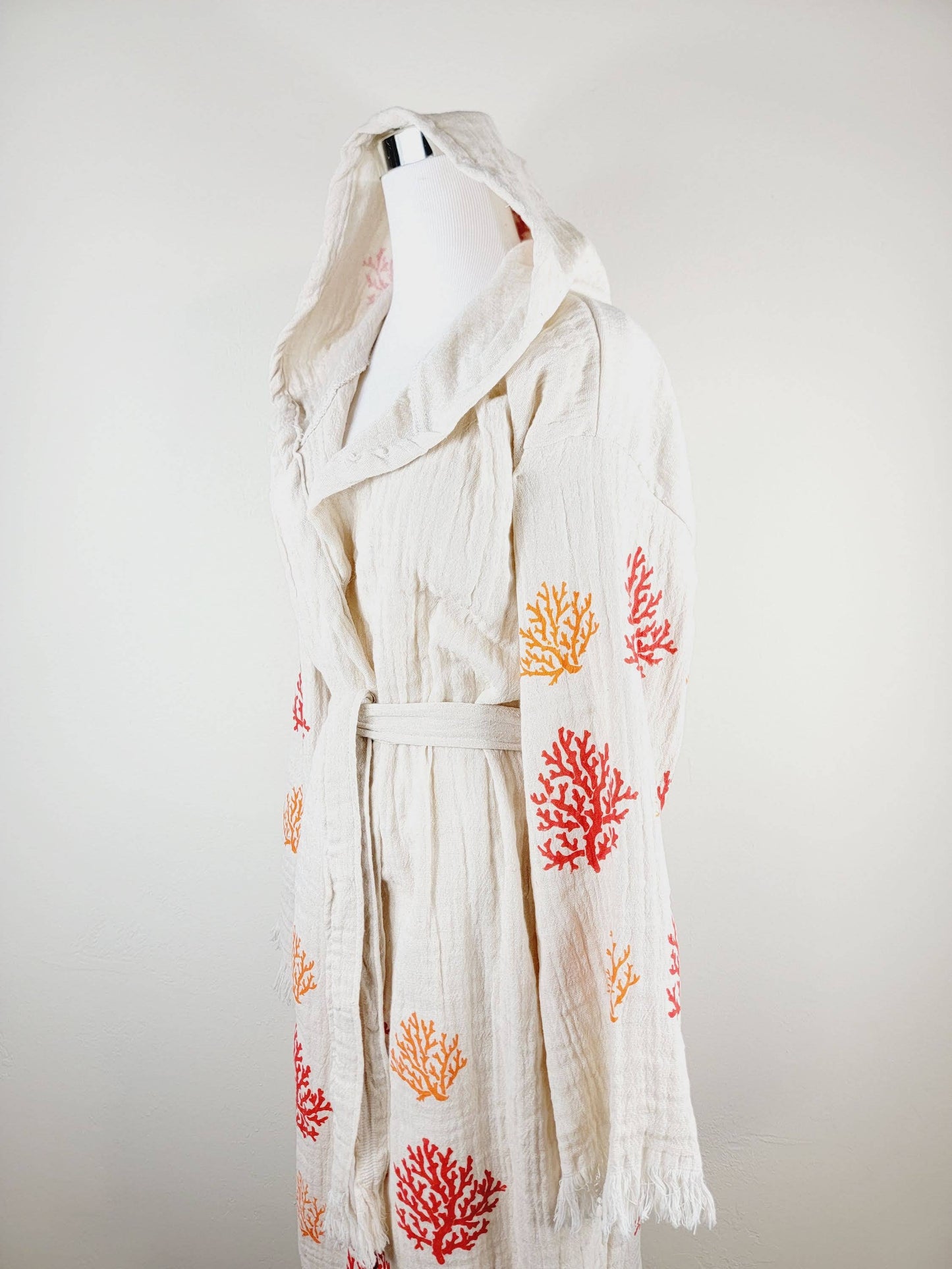 Muslin Robe, Beach robe, Bath robe and spa,Unisex Robe Reef