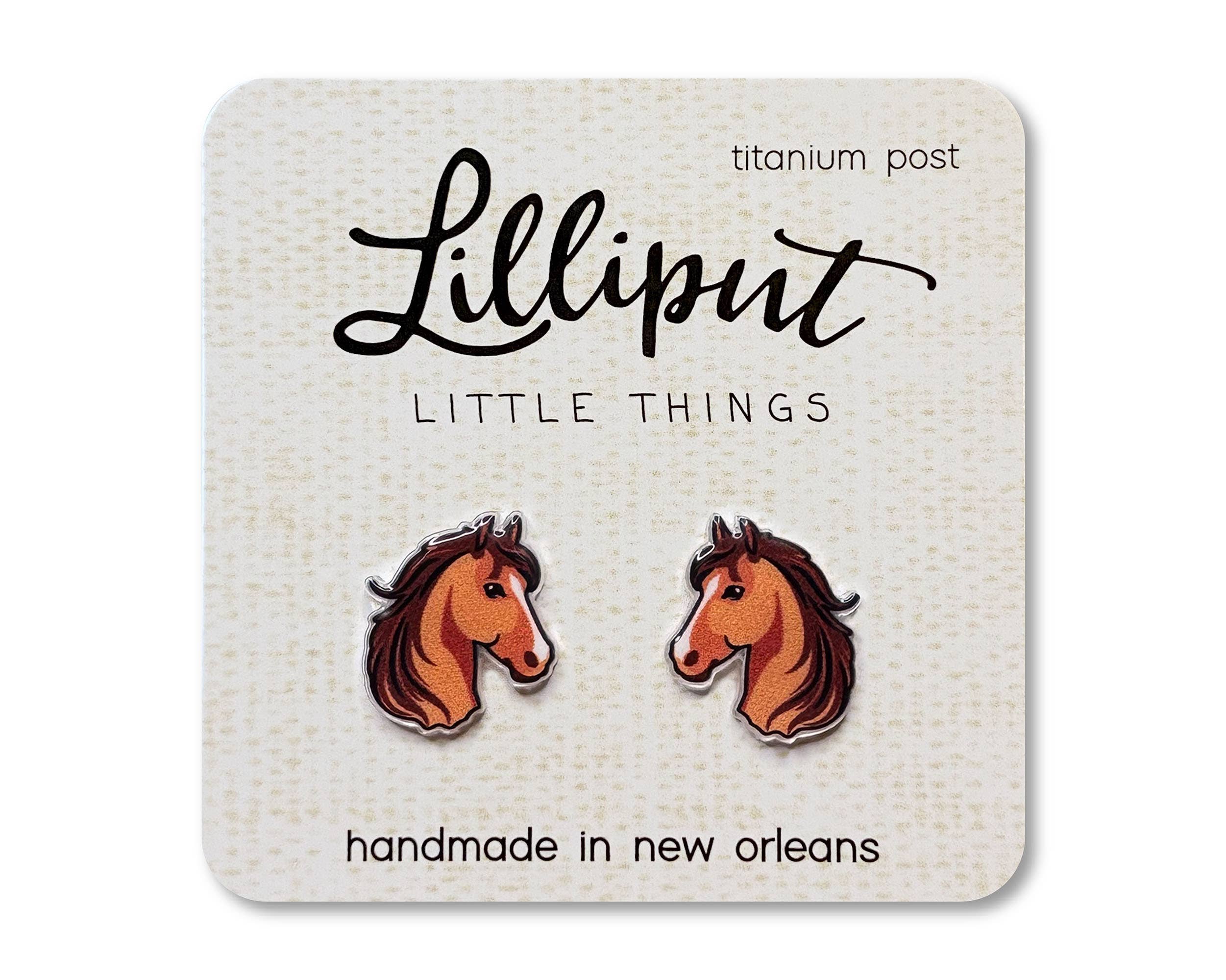 Horse Earrings // Western Earrings Lilliput Little Things