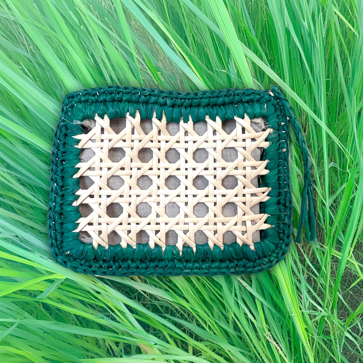 Raffia Coin Purse