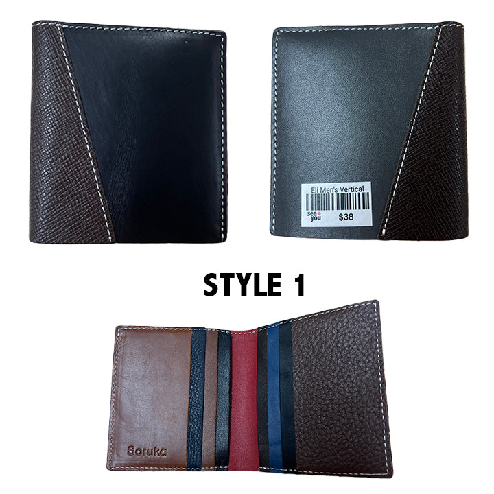 Eli Men's Vertical Wallet Soruka
