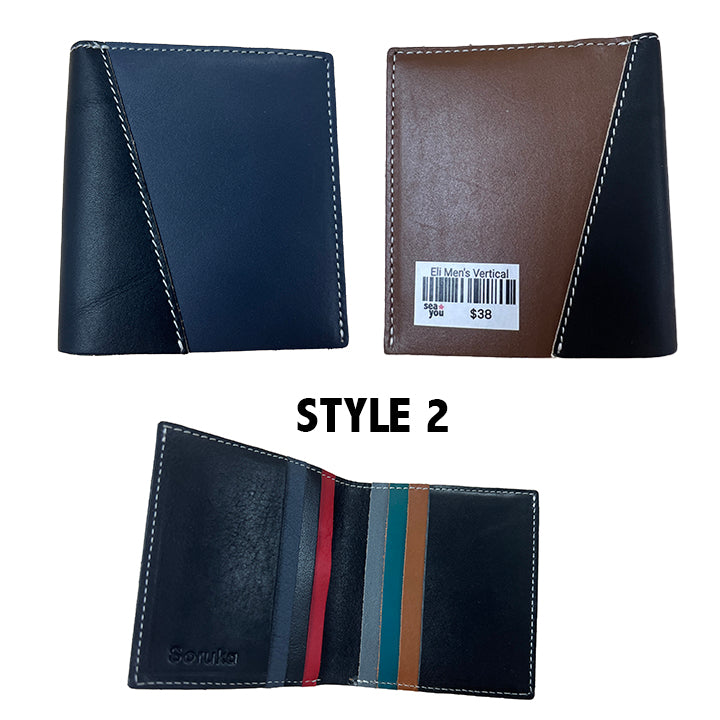 Eli Men's Vertical Wallet Soruka