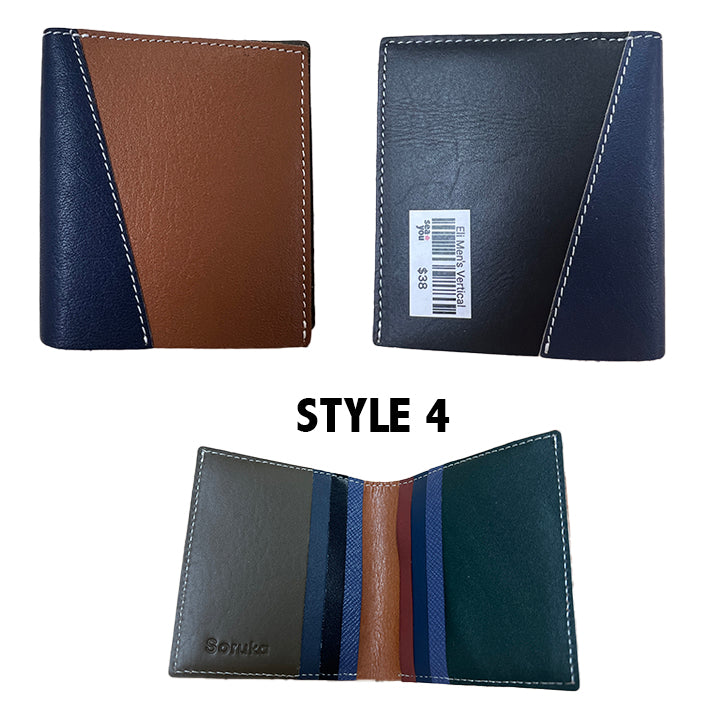 Eli Men's Vertical Wallet Soruka