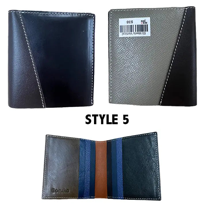 Eli Men's Vertical Wallet Soruka